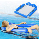 Extra Large Inflatable Pool Float Hammock with Removable Sides - Navy Blue Pool Accessories Iconix 