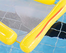 Extra Large Inflatable Pool Float Hammock with Removable Sides - Yellow Pool Accessories Iconix 