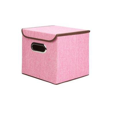Eyelet Foldable Box Shaped Storage Organizer Storage & Organization Iconix 