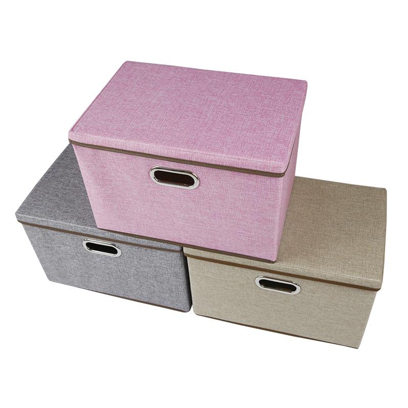 Eyelet Foldable Box Shaped Storage Organizer Storage & Organization Iconix 