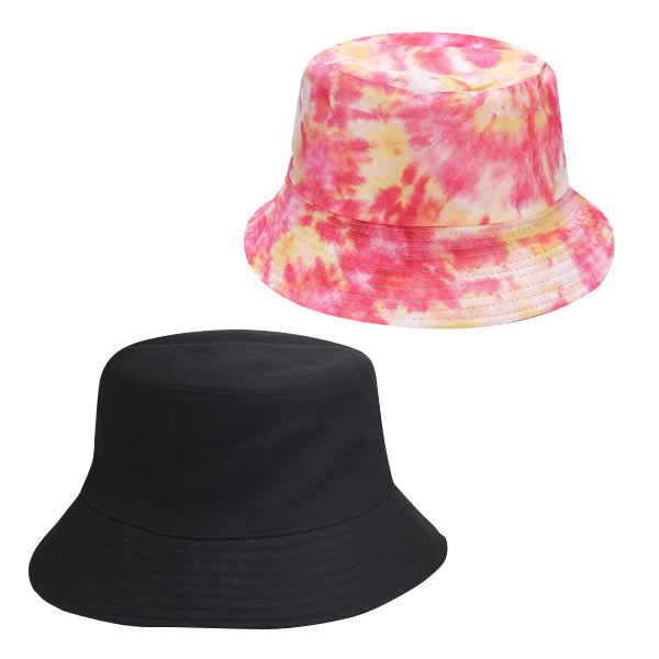 Fiery Tie-Dye Bucket Hat bucket hat Iconix 