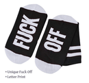 F**K Off Funny Cotton Socks Fashion Iconix 