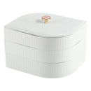 Flower Form PU Leather Jewellery Display Organiser jewellery organisers Iconix Cream 