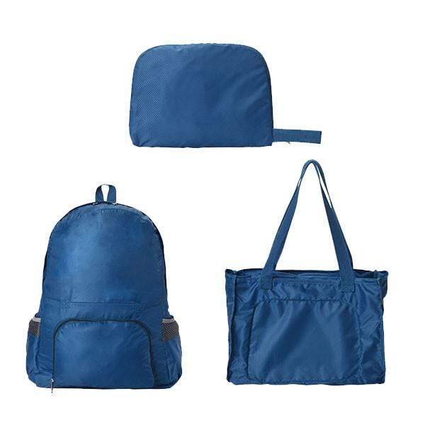 Fold-in-Bag Lightweight Travel Backpack Bag Iconix Royal Blue 