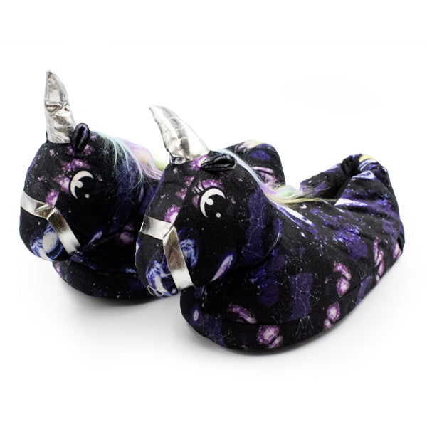 Galaxy Fluffy Unicorn Slippers Slippers Iconix 