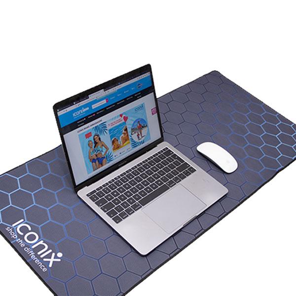 Game City Full Desk Coverage Gaming and Office Mouse Pad – Blue Electronics Iconix 