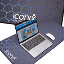 Game City Full Desk Coverage Gaming and Office Mouse Pad – Blue Electronics Iconix 