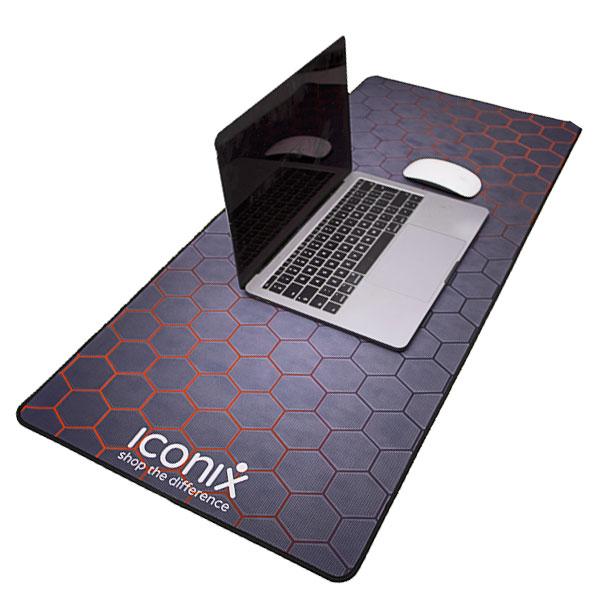 Game City Full Desk Coverage Gaming and Office Mouse Pad – Red Electronics Iconix 