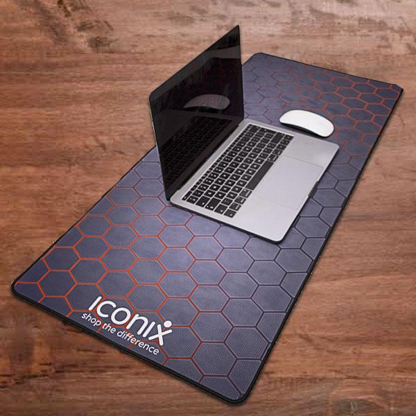 Game City Full Desk Coverage Gaming and Office Mouse Pad – Red Electronics Iconix 