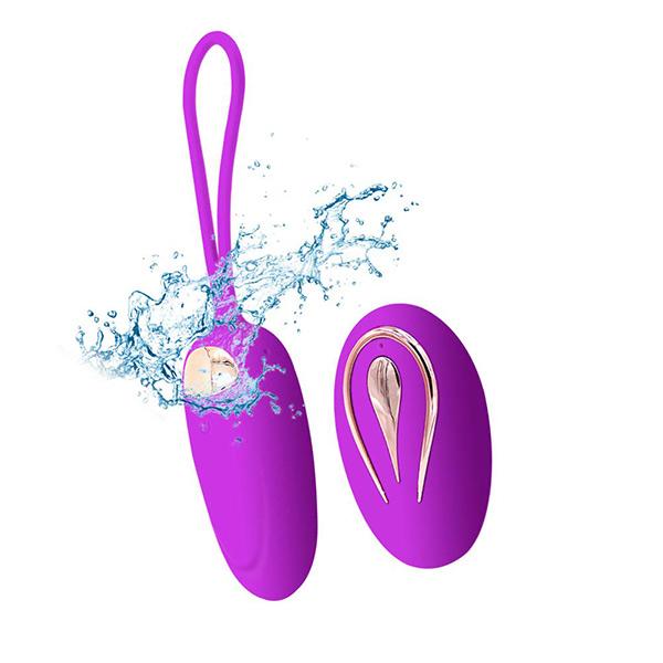 High Quality Silicone Wireless Vibrator Love Egg Iconix Purple 