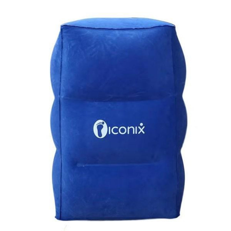 Iconix 3 Layer Adjustable Inflatable Travel Footrest with Air Pad Travel Accessories Iconix 