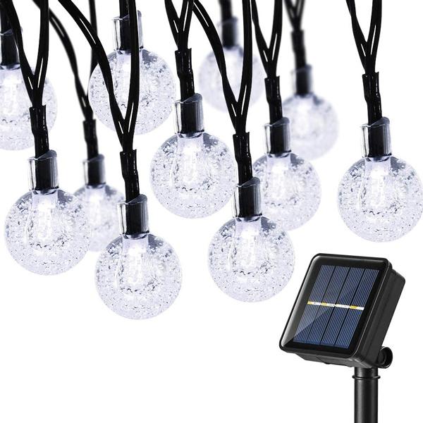 Iconix 60-LED Solar Crystal String Bulbs Lighting Iconix 