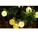 Iconix a 30-LED Solar Crystal String Bulbs Lighting Iconix 
