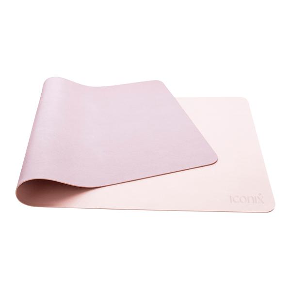 Iconix Anti-Slip PU leather Office Desktop Mousepad Mouse Pad Iconix Pink/Purple 