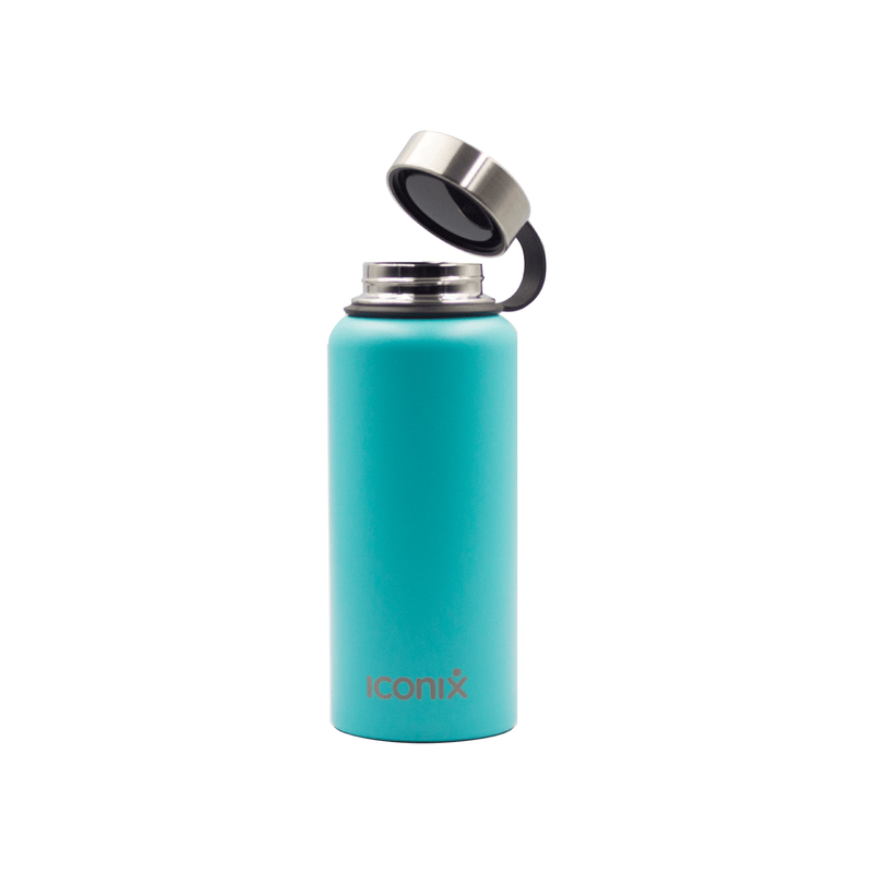 Iconix Aqua Stainless Steel Hot and Cold Flask - Stainless Steel Lid Bottles and Flasks Iconix 