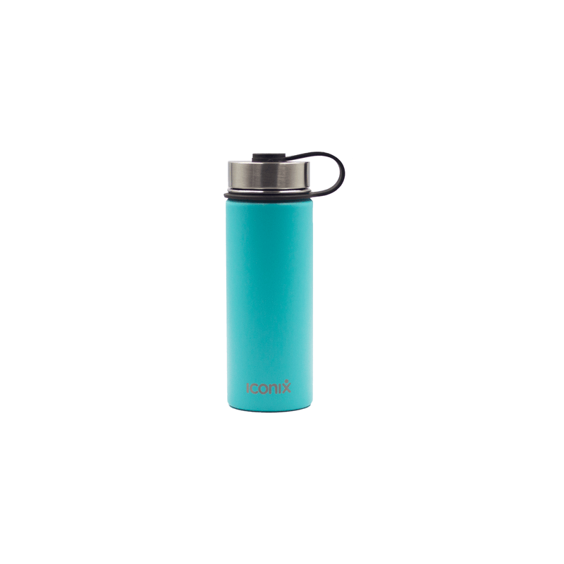 Iconix Aqua Stainless Steel Hot and Cold Flask - Stainless Steel Lid Stainless Steel Flasks Iconix 