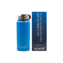 Iconix Blue Stainless Steel Hot and Cold Flask - Stainless Steel Lid Bottles and Flasks Iconix 