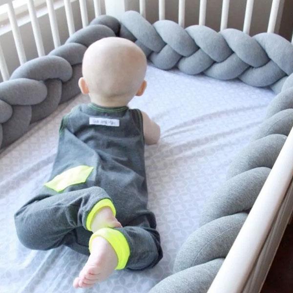 Iconix Extra Wide Braided Baby Cot Bumper Iconix 