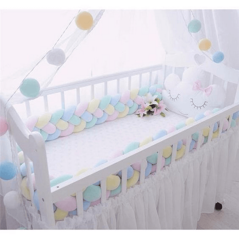 Iconix Extra Wide Braided Baby Cot Bumper Iconix 