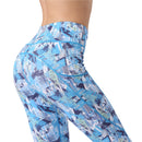 Iconix Ladies Blue Blaze Yoga Leggings with Pocket | HK240 Leggings Iconix 