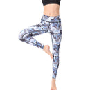 Iconix Ladies Blue Mirage Yoga Leggings with Pocket | HK239 Leggings Iconix 