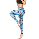 Iconix Ladies Cerulean Scene Yoga Leggings | HK31 Leggings Iconix 