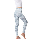 Iconix Ladies Green Camo Yoga Leggings | HK214 Leggings Iconix 
