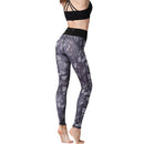 Iconix Ladies Grey Geometrics Yoga Leggings with Pocket | HK224 Leggings Iconix 