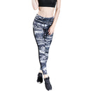 Iconix Ladies Grey Swells Yoga Leggings | HK11 leggings Iconix 