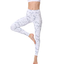 Iconix Ladies Pearly White Yoga Leggings with Pocket | HK238 Leggings Iconix 