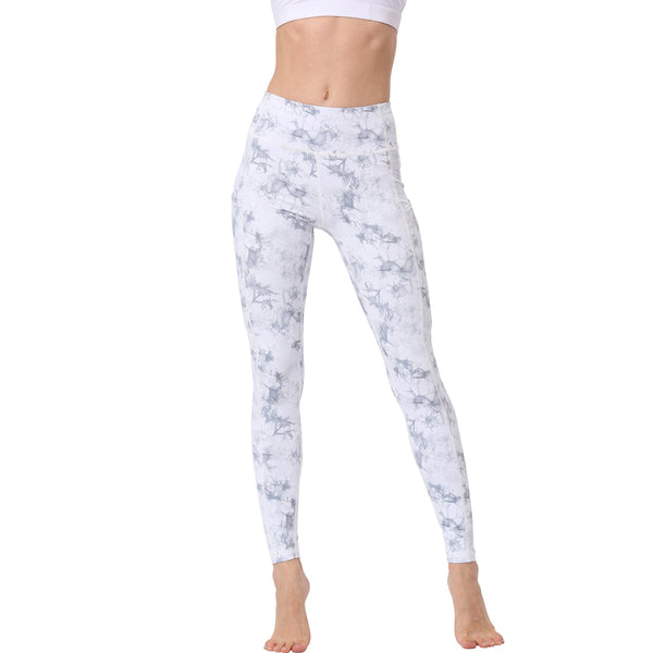 Iconix Ladies Pearly White Yoga Leggings with Pocket | HK238 Leggings Iconix 