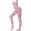 Iconix Ladies Pink Perfection Yoga Leggings with Pocket | HK241 Leggings Iconix 