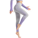 Iconix Ladies Purple Impressions Seamless Leggings Leggings Iconix 