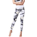 Iconix Ladies White and Grey Prism Yoga Leggings Leggings Iconix 