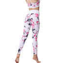 Iconix Ladies White Floral Yoga Leggings Leggings Iconix 