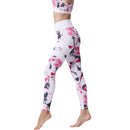 Iconix Ladies White Floral Yoga Leggings Leggings Iconix 