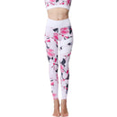 Iconix Ladies White Floral Yoga Leggings Leggings Iconix 