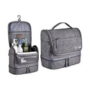 Iconix Large Waterproof Hanging Travel Toiletry Bag - Grey Toiletry Bag Iconix 