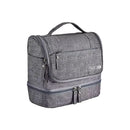 Iconix Large Waterproof Hanging Travel Toiletry Bag - Grey Toiletry Bag Iconix 