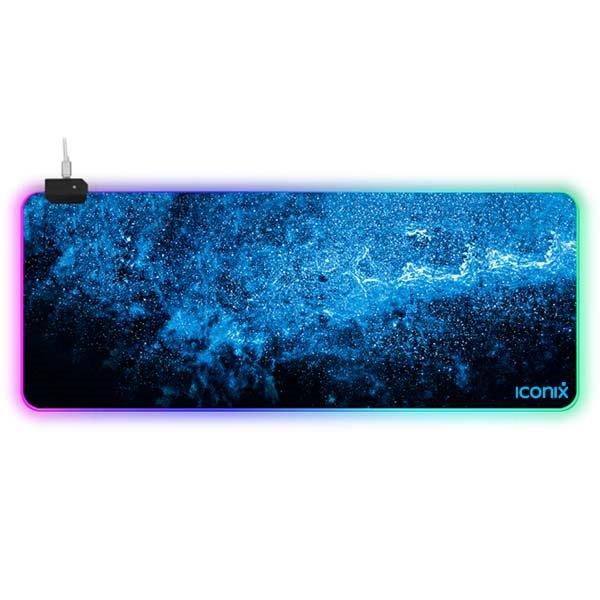 Iconix LED Space Effects Full Desk Coverage Gaming and Office Mouse Pad mouse pads Iconix 