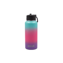 Iconix Mint and Purple Stainless Steel Hot and Cold Flask - Straw Lid Stainless Steel Flasks Iconix 