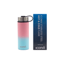 Iconix Pink and Mint Stainless Steel Hot and Cold Flask - Stainless Steel Lid Stainless Steel Flasks Iconix 