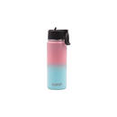 Iconix Pink and Mint Stainless Steel Hot and Cold Flask - Straw Lid Stainless Steel Flasks Iconix 
