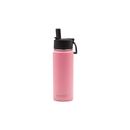 Iconix Pink Stainless Steel Hot and Cold Flask - Straw Lid Stainless Steel Flasks Iconix 