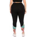Iconix Plus Size Ladies Black Interlude Leggings Plus Size Leggings Iconix 