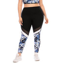Iconix Plus Size Ladies Blue and White Leggings Plus Size Leggings Iconix 