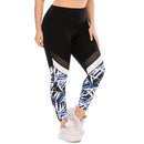 Iconix Plus Size Ladies Blue and White Leggings Plus Size Leggings Iconix 
