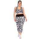 Iconix Plus Size Ladies Flower Power Leggings Plus Size Leggings Iconix 