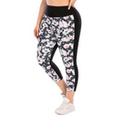 Iconix Plus Size Ladies Flower Power Leggings Plus Size Leggings Iconix 