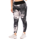 Iconix Plus Size Ladies Grey Galaxy Leggings Plus Size Leggings Iconix 